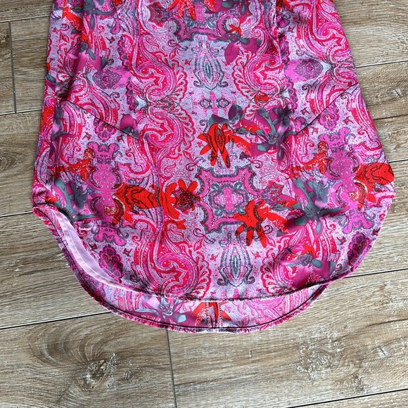 Cabi Bright Pink & Red Sleeveless Top Size Small - Picture 4 of 5